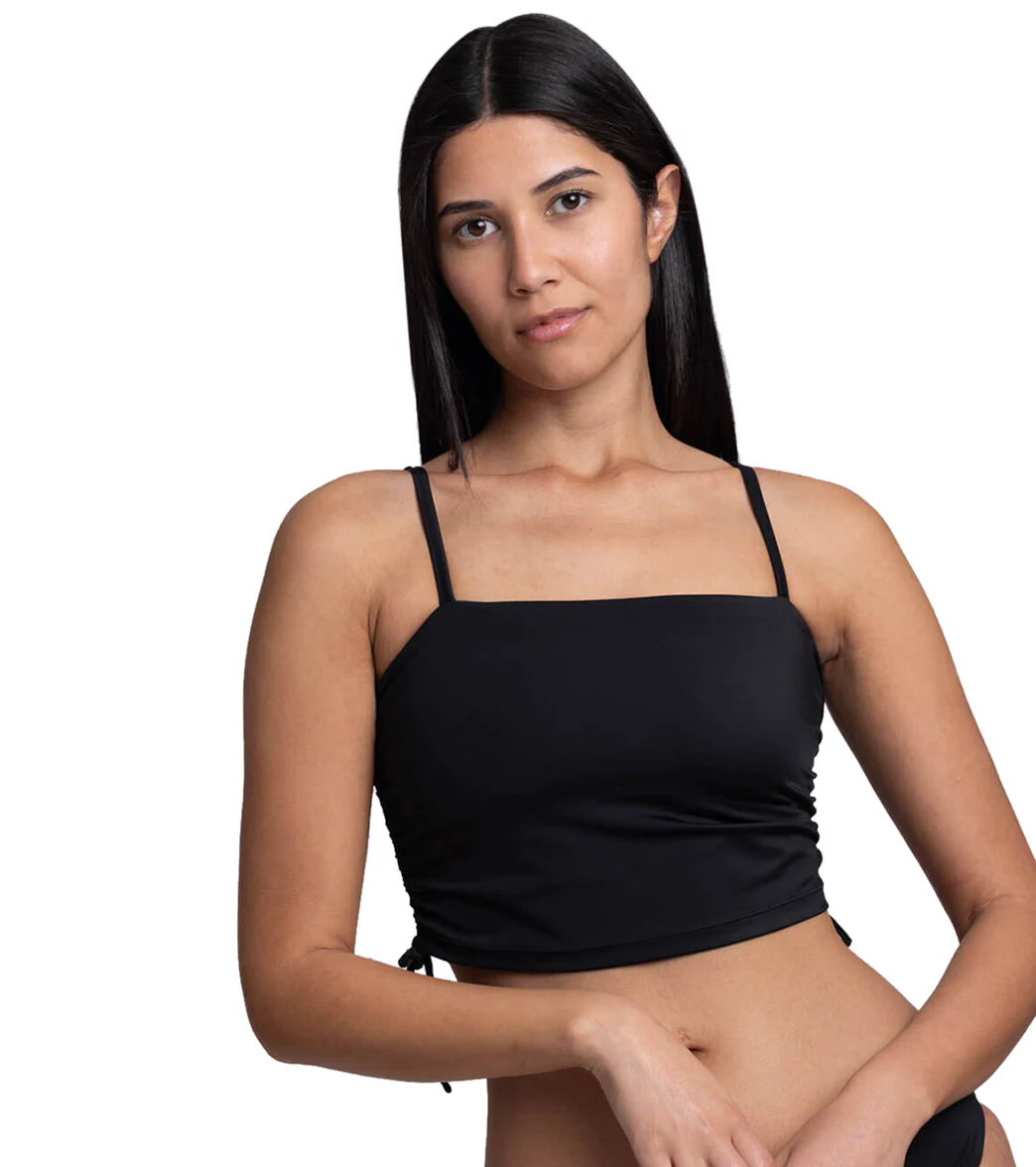JOLYN Women's Maggie Solid Side Cinch Bikini Top - Image 20