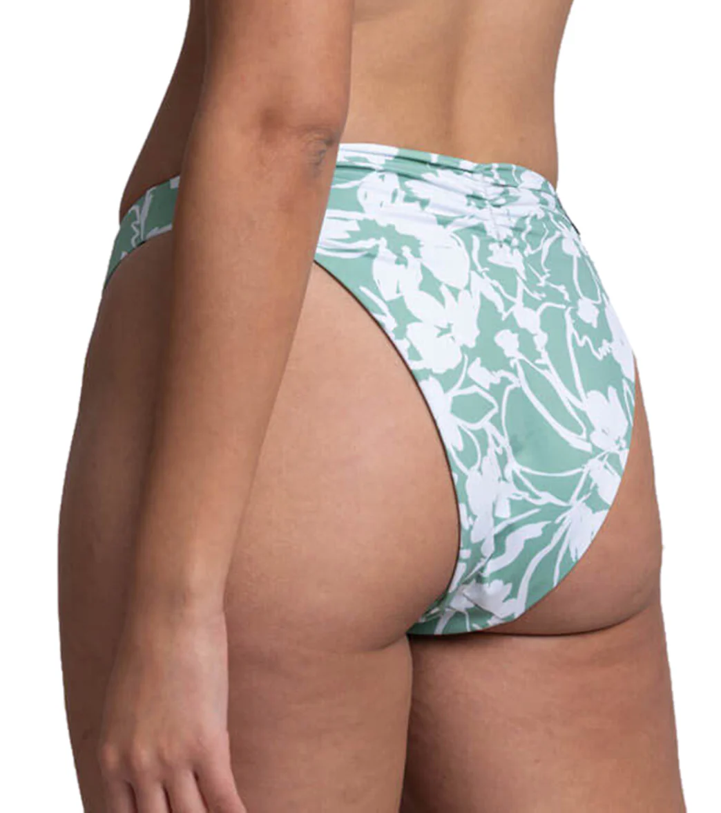 JOLYN Women's Mandy Floriana Cinch Detail French Cut Bikini Bottom - Image 2