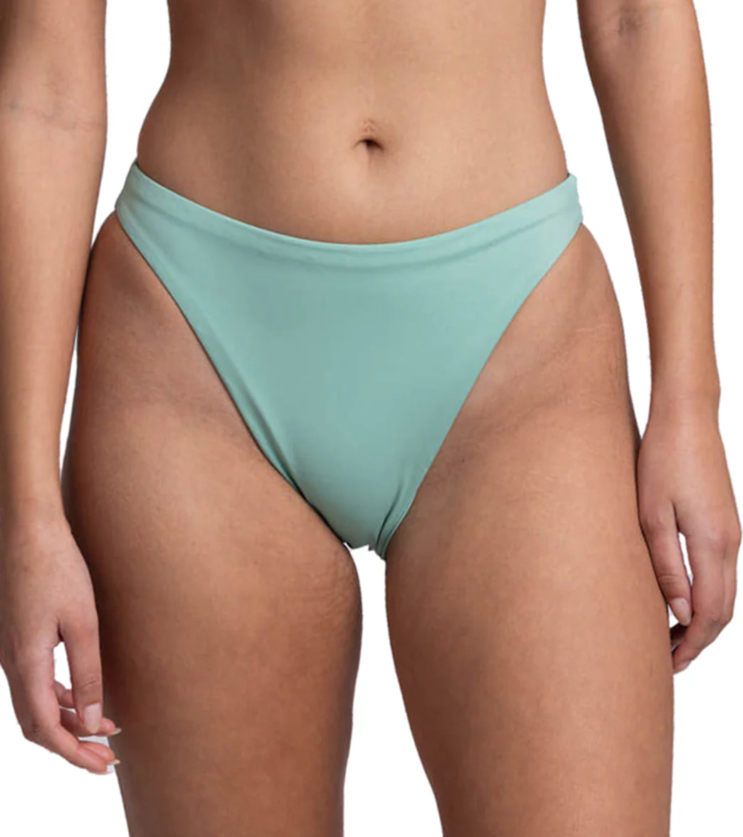 JOLYN Women's Mandy Solid Cinch Detail French Cut Bikini Bottom - Image 10