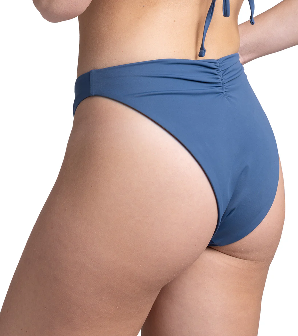 JOLYN Women's Mandy Solid Cinch Detail French Cut Bikini Bottom - Image 13