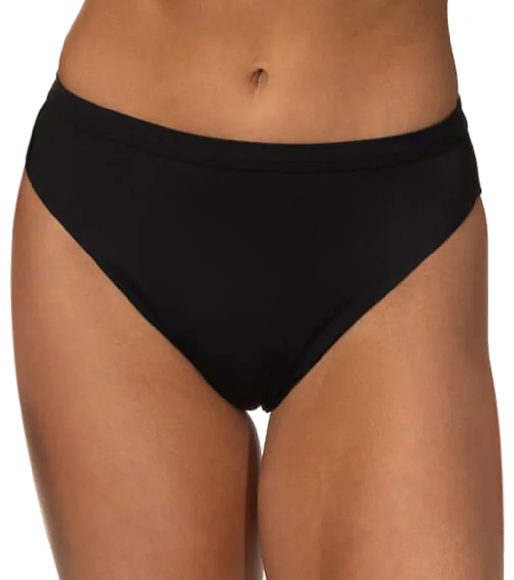 JOLYN Women's Nora Solid High Waist Key Hole Back Bikini Bottom - Image 7