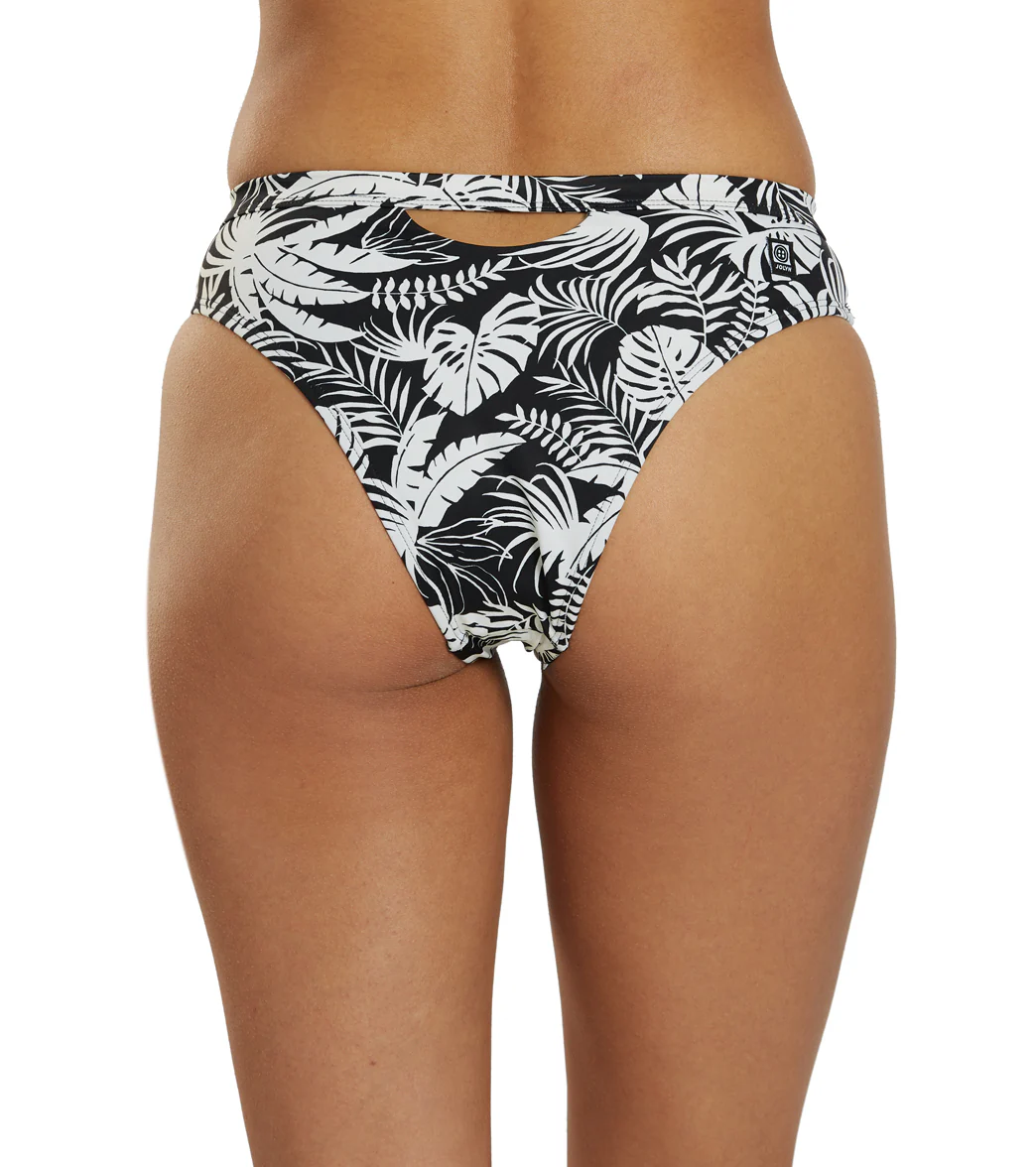 JOLYN Women's Nora Tropicana High Waist Key Hole Back Bikini Bottom - Image 4