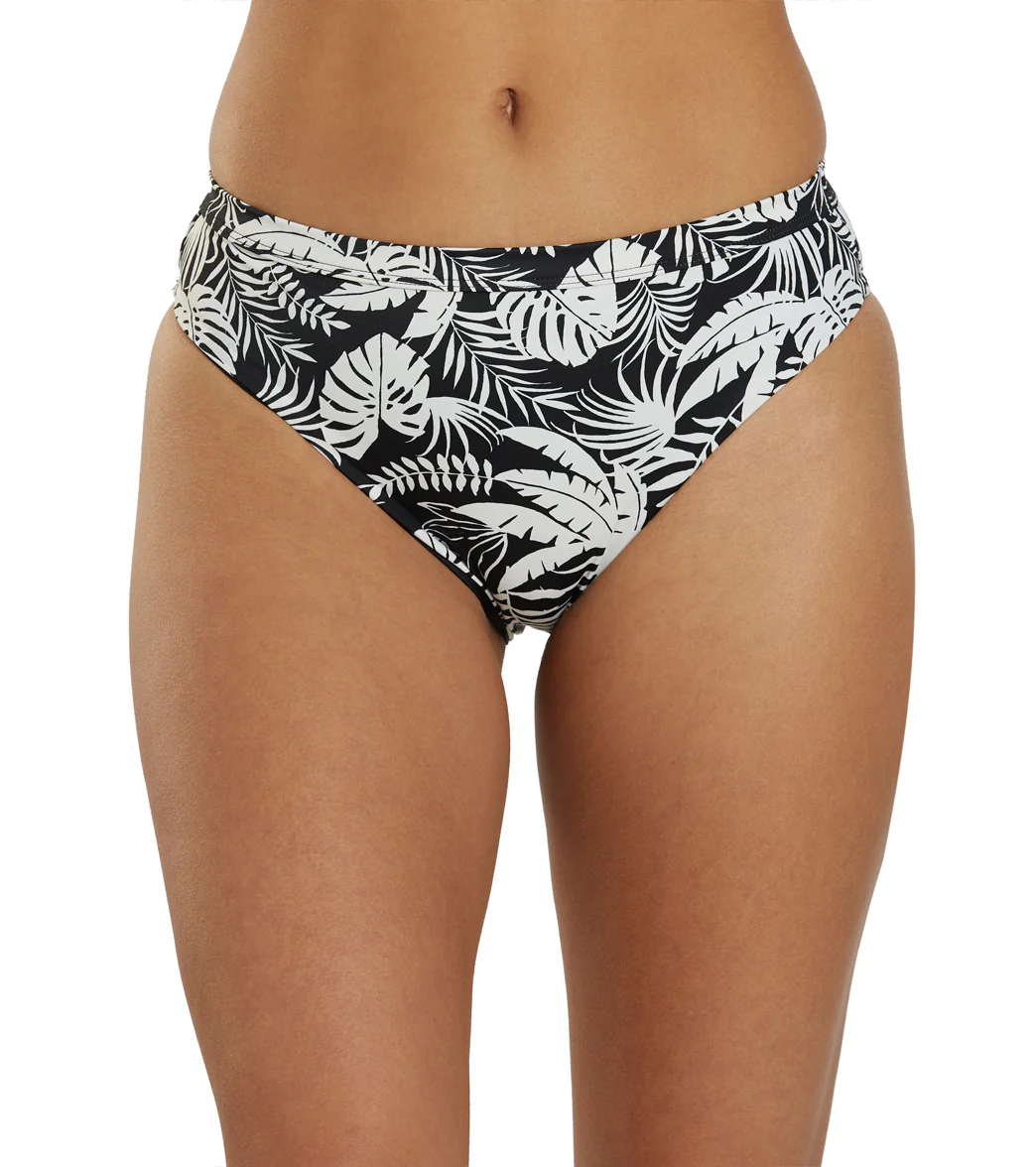 JOLYN Women's Nora Tropicana High Waist Key Hole Back Bikini Bottom - Image 7