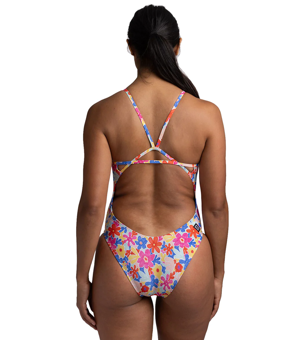 JOLYN Women's Perry Happy Flora One Piece Swimsuit - Image 3