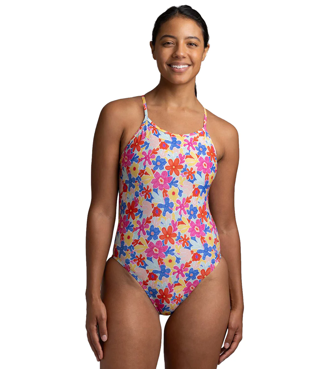 JOLYN Women's Perry Happy Flora One Piece Swimsuit - Image 7