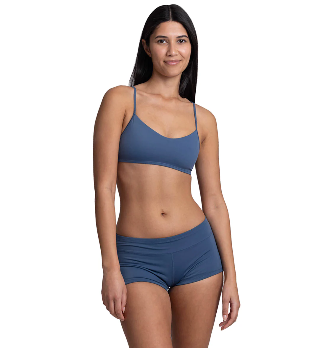 JOLYN Women's Piha Solid Boyshort Swim Short - Image 52