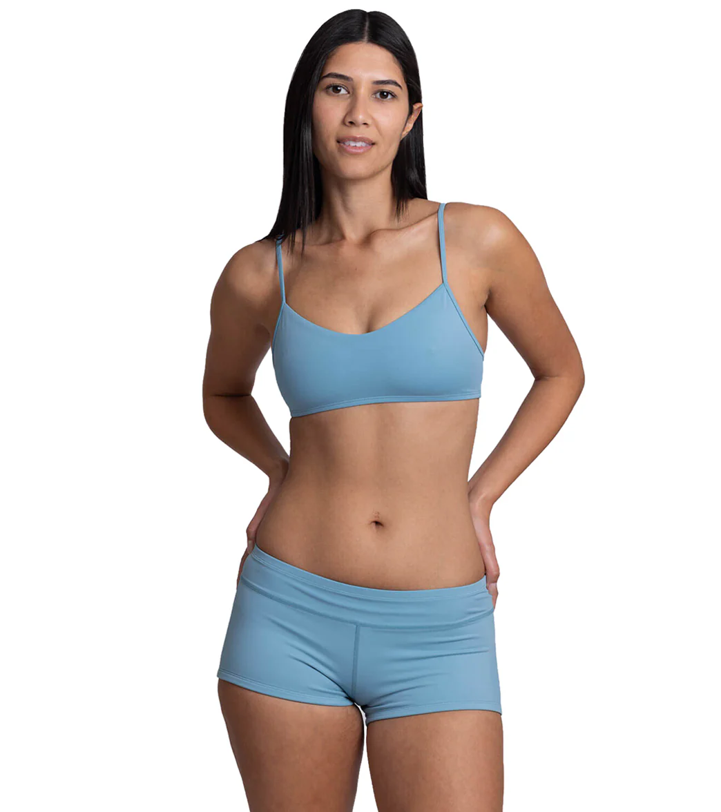 JOLYN Women's Piha Solid Boyshort Swim Short - Image 59