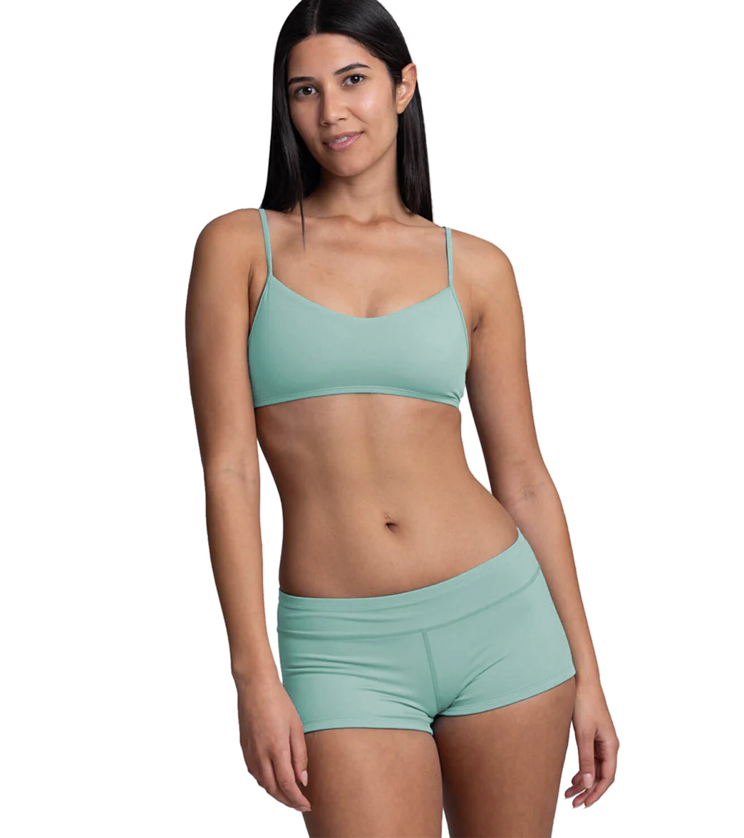 JOLYN Women's Piha Solid Boyshort Swim Short - Image 66