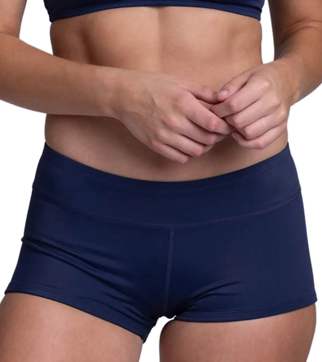 JOLYN Women's Piha Solid Boyshort Swim Short - Image 81