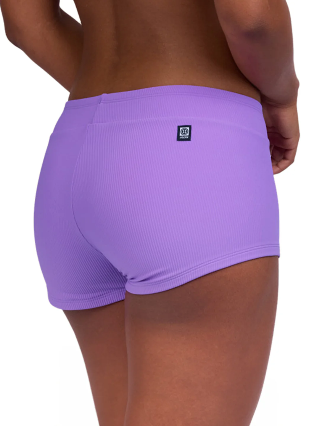 JOLYN Women's Piha Solid Ribbed Boyshort Swim Short - Image 20