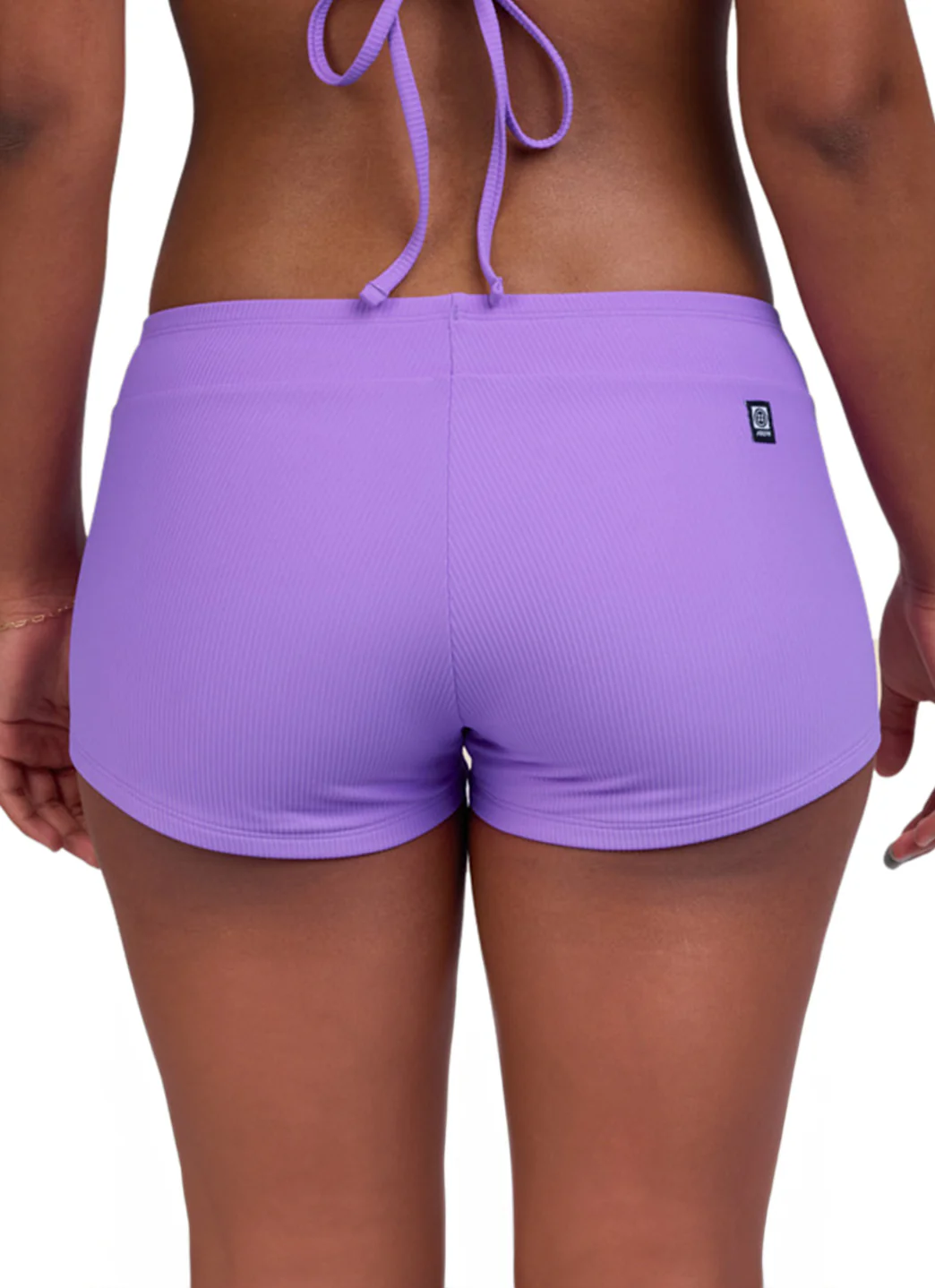JOLYN Women's Piha Solid Ribbed Boyshort Swim Short - Image 21