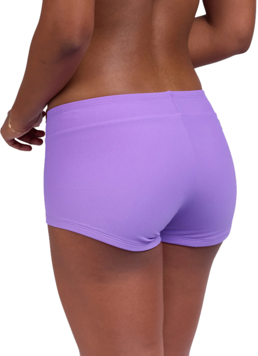 JOLYN Women's Piha Solid Ribbed Boyshort Swim Short - Image 22