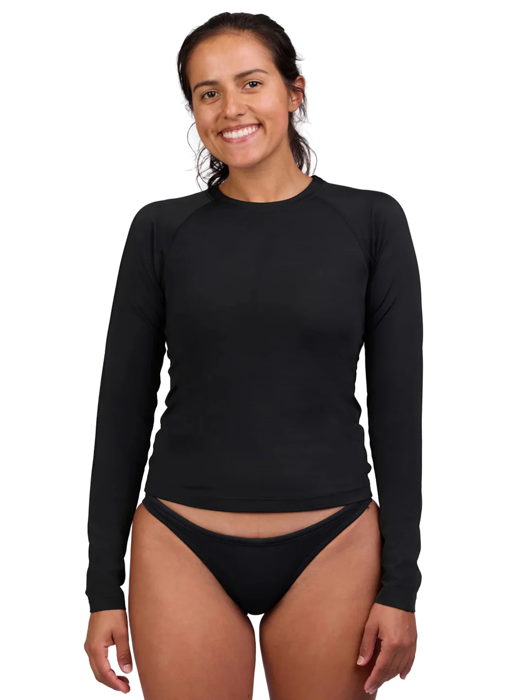 JOLYN Women's Solid Daniela Long Sleeve Rashguard - Image 2