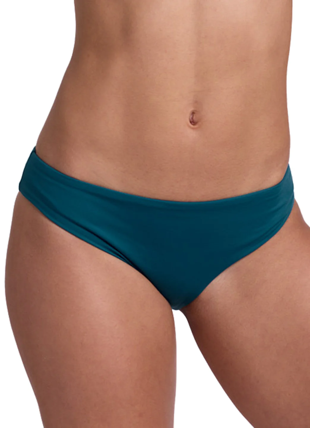 JOLYN Women's Solid Valle Moderate Bikini Bottom