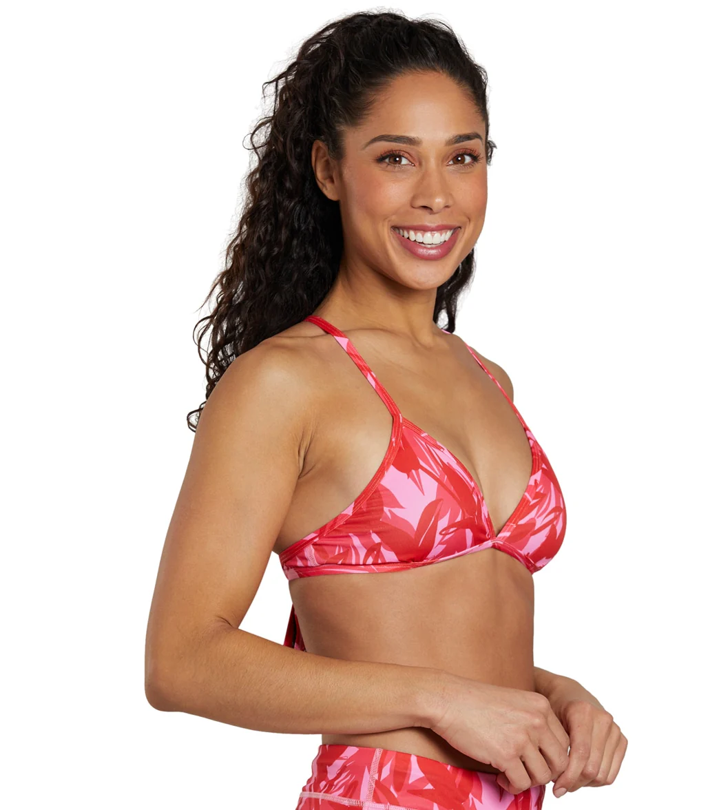 JOLYN Women's Triangle Printed Bikini Top - Image 2