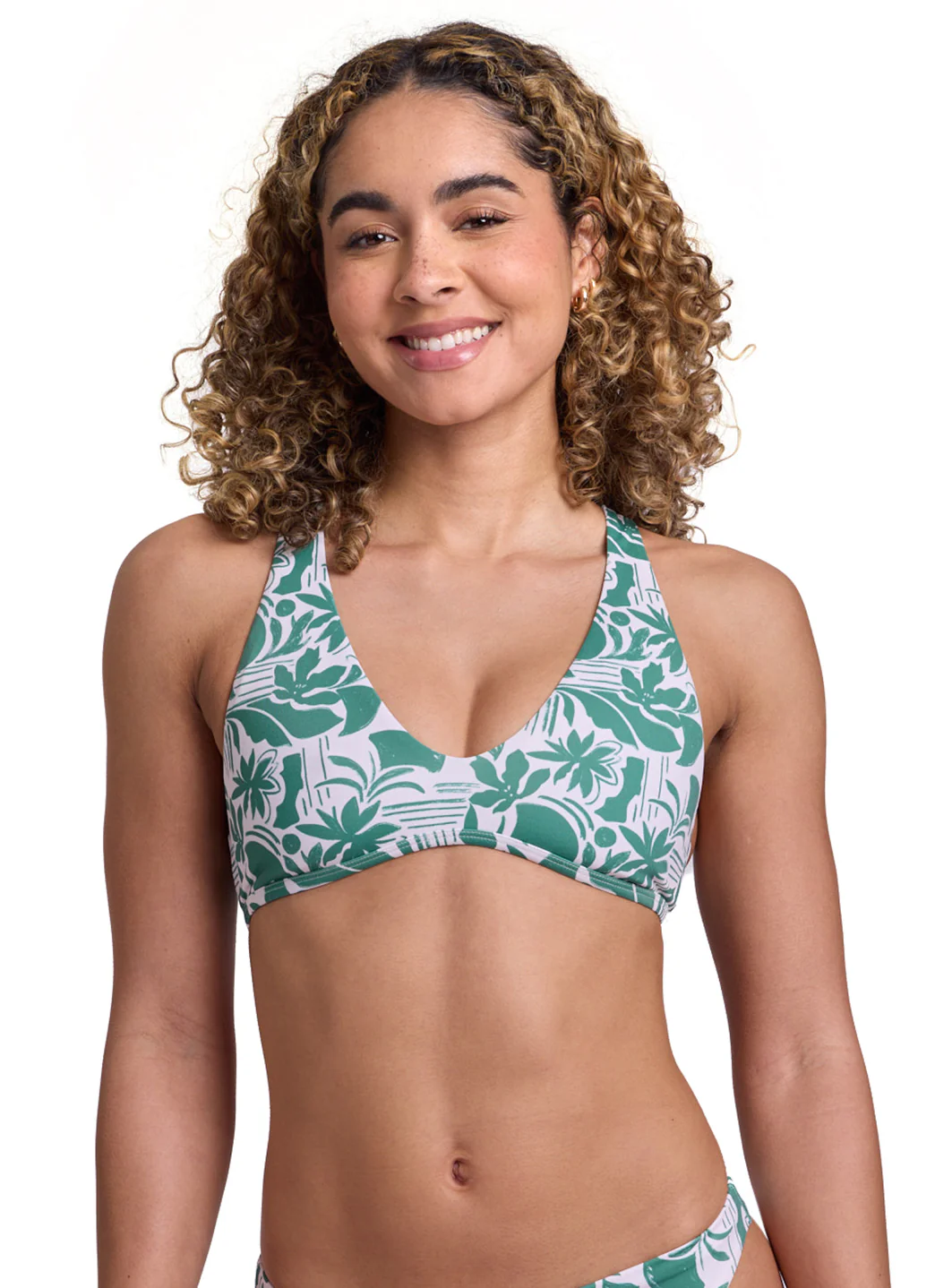 JOLYN Women's Vista Aster Racerback Bikini Top - Image 2