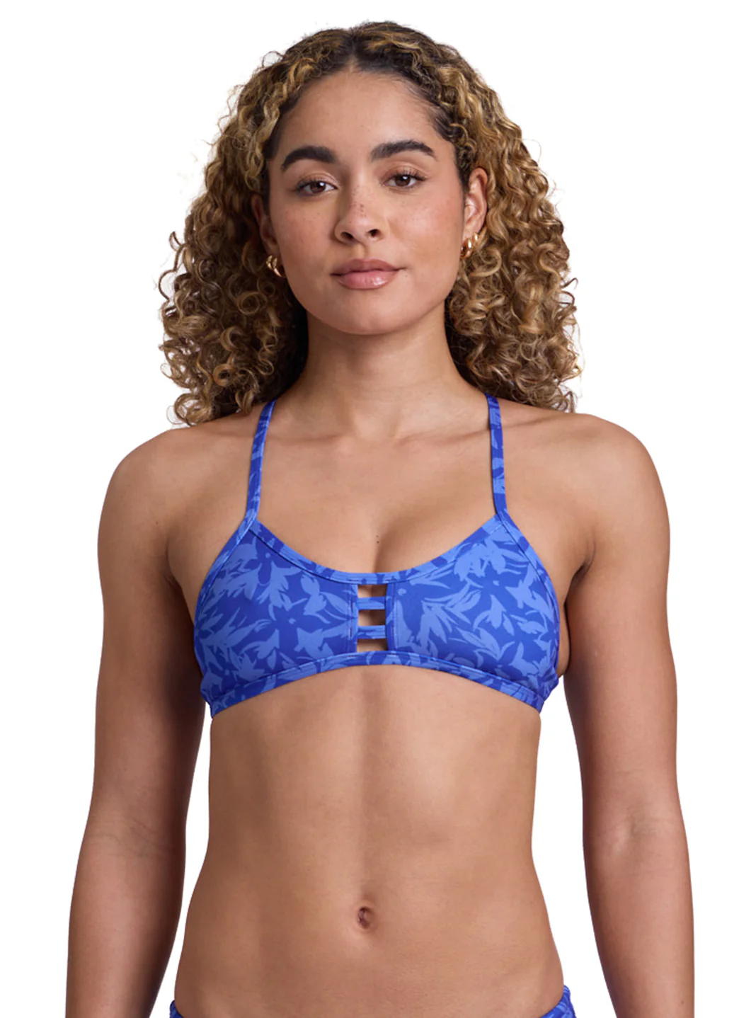 JOLYN Women's Wavecrest Tomcat Printed Bikini Top - Image 2