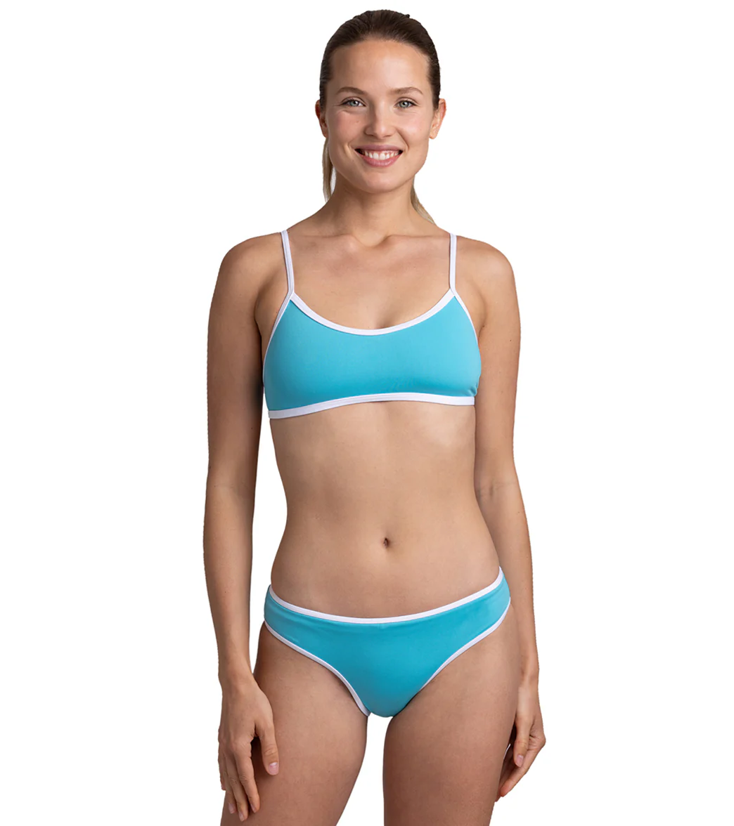 JOLYN Women's Whitney Contrast Bikini Bottom - Image 27