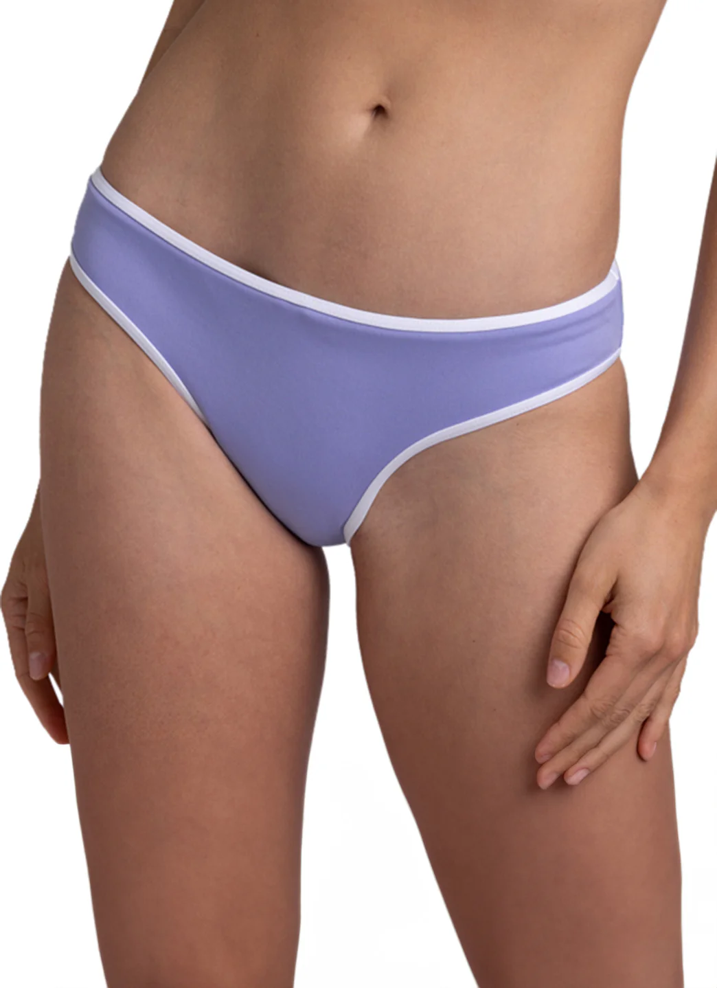 JOLYN Women's Whitney Contrast Bikini Bottom - Image 31