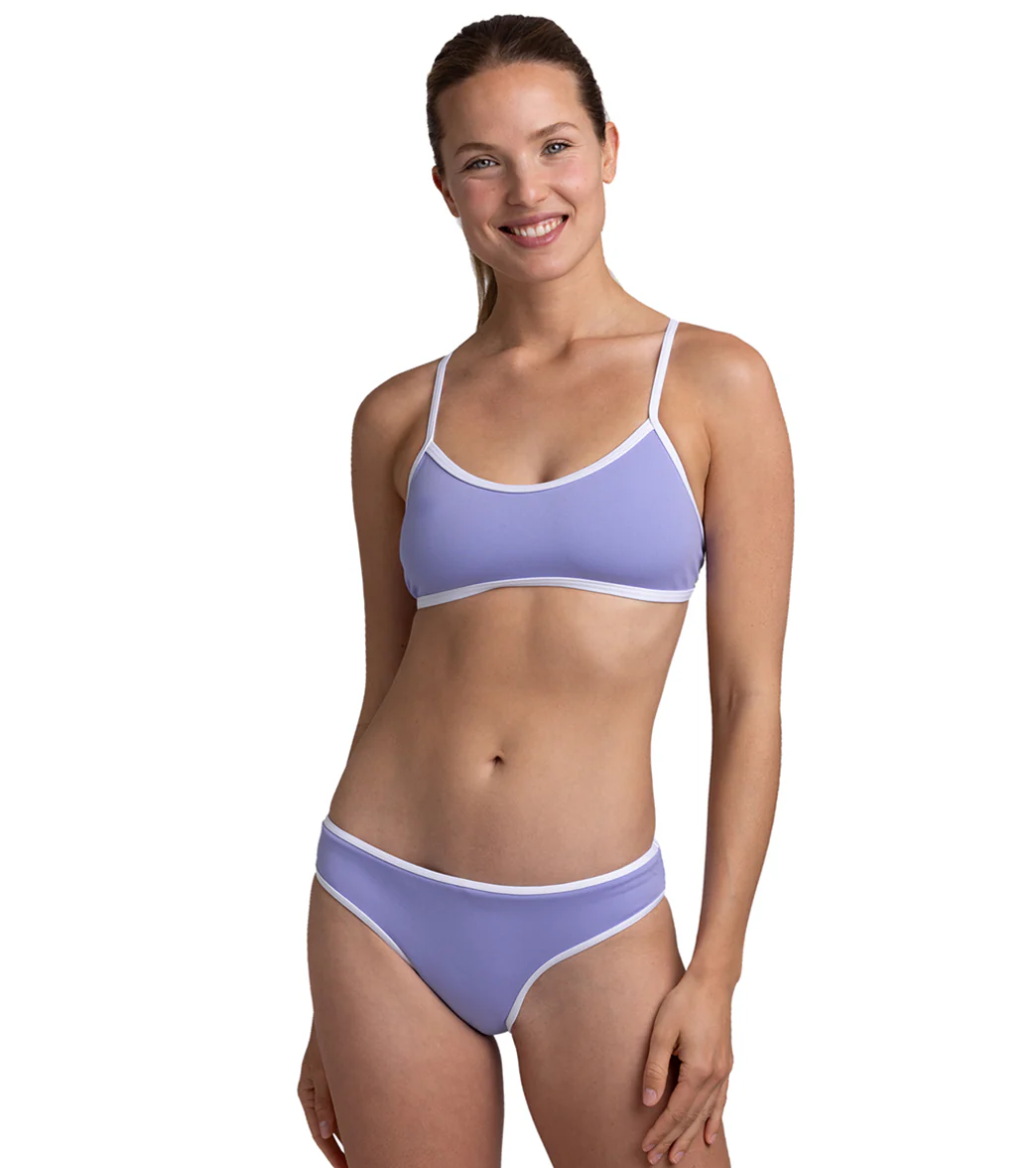 JOLYN Women's Whitney Contrast Bikini Bottom - Image 34