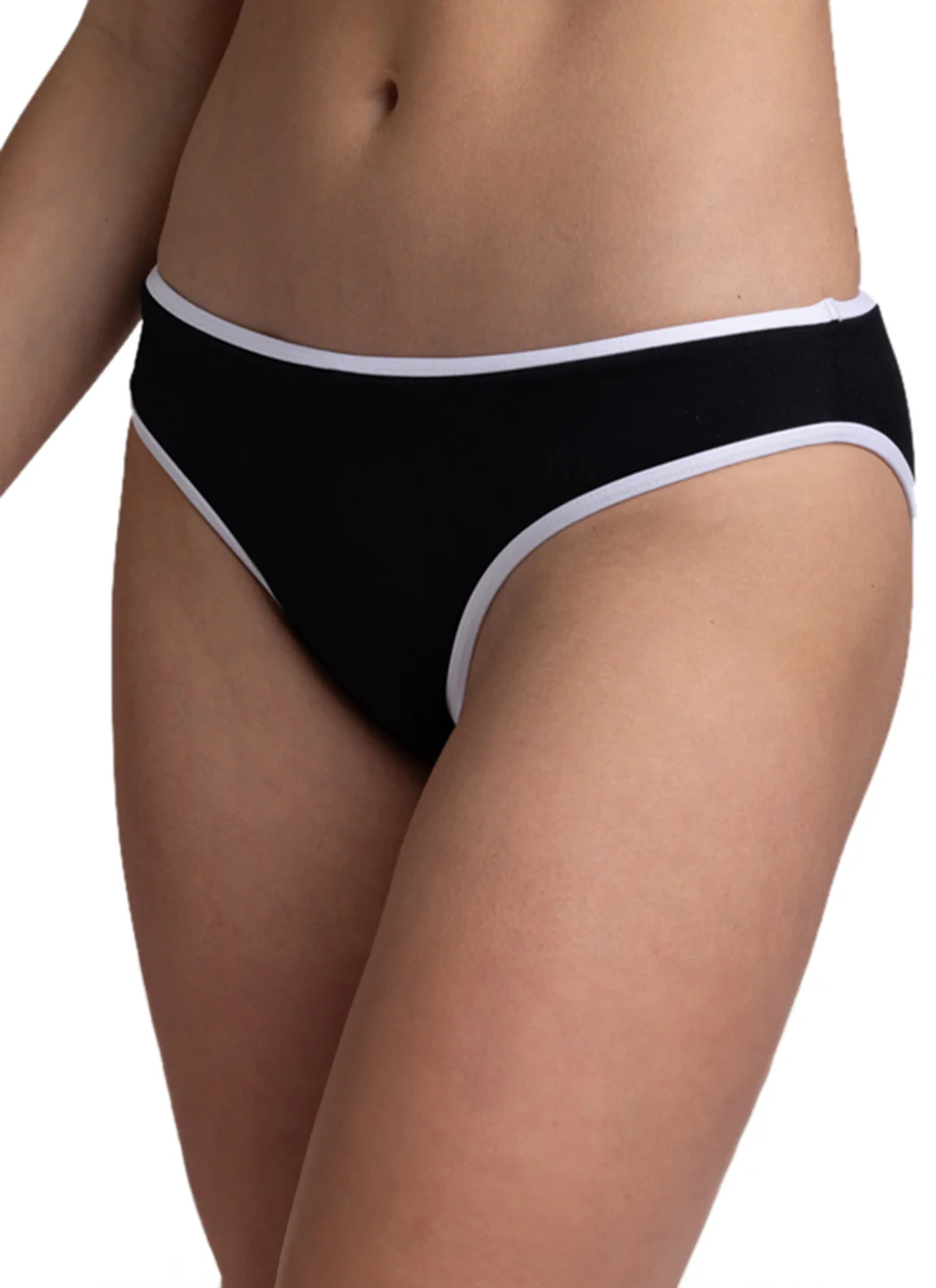 JOLYN Women's Whitney Contrast Bikini Bottom - Image 46