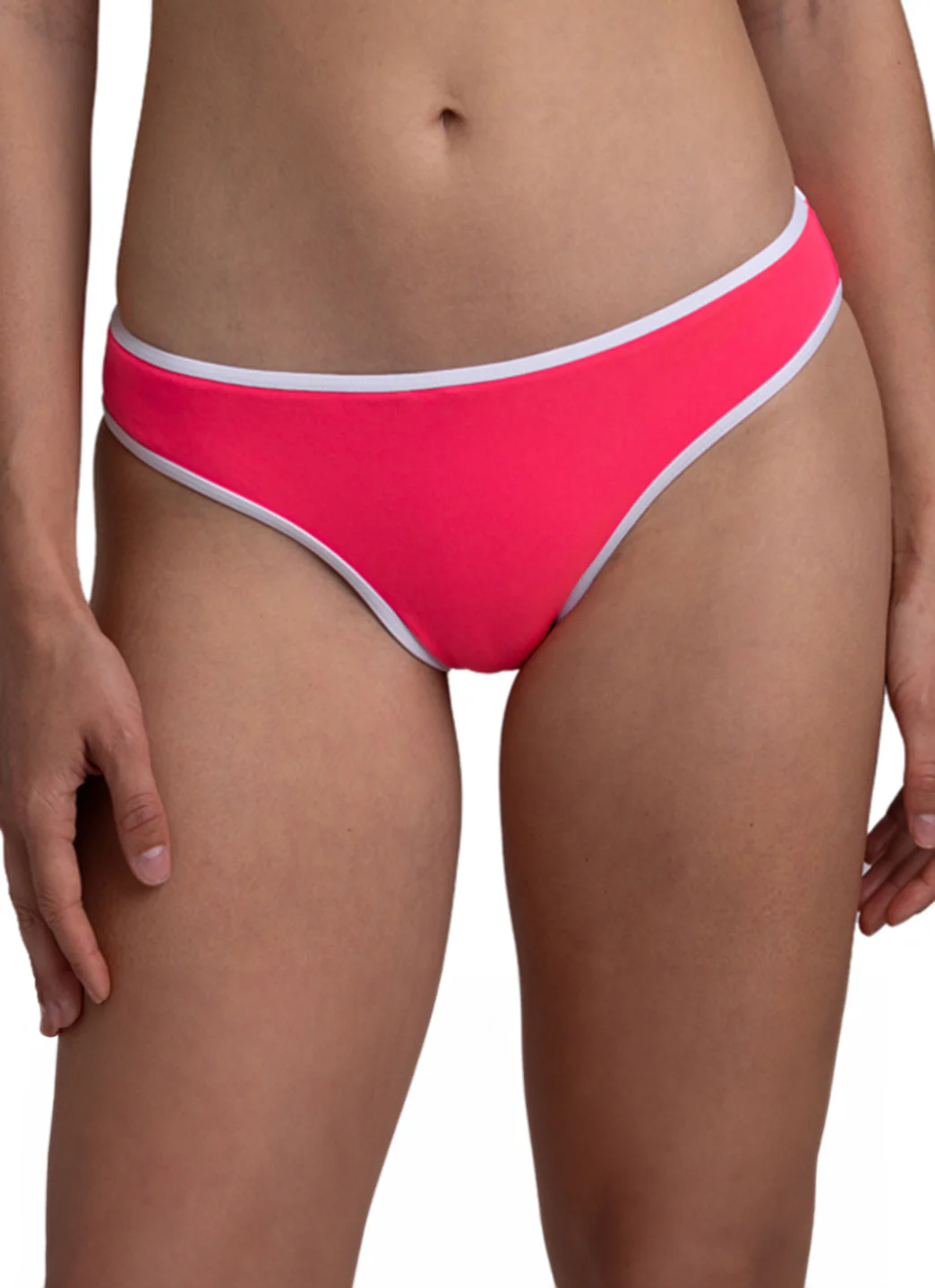 JOLYN Women's Whitney Contrast Bikini Bottom - Image 51