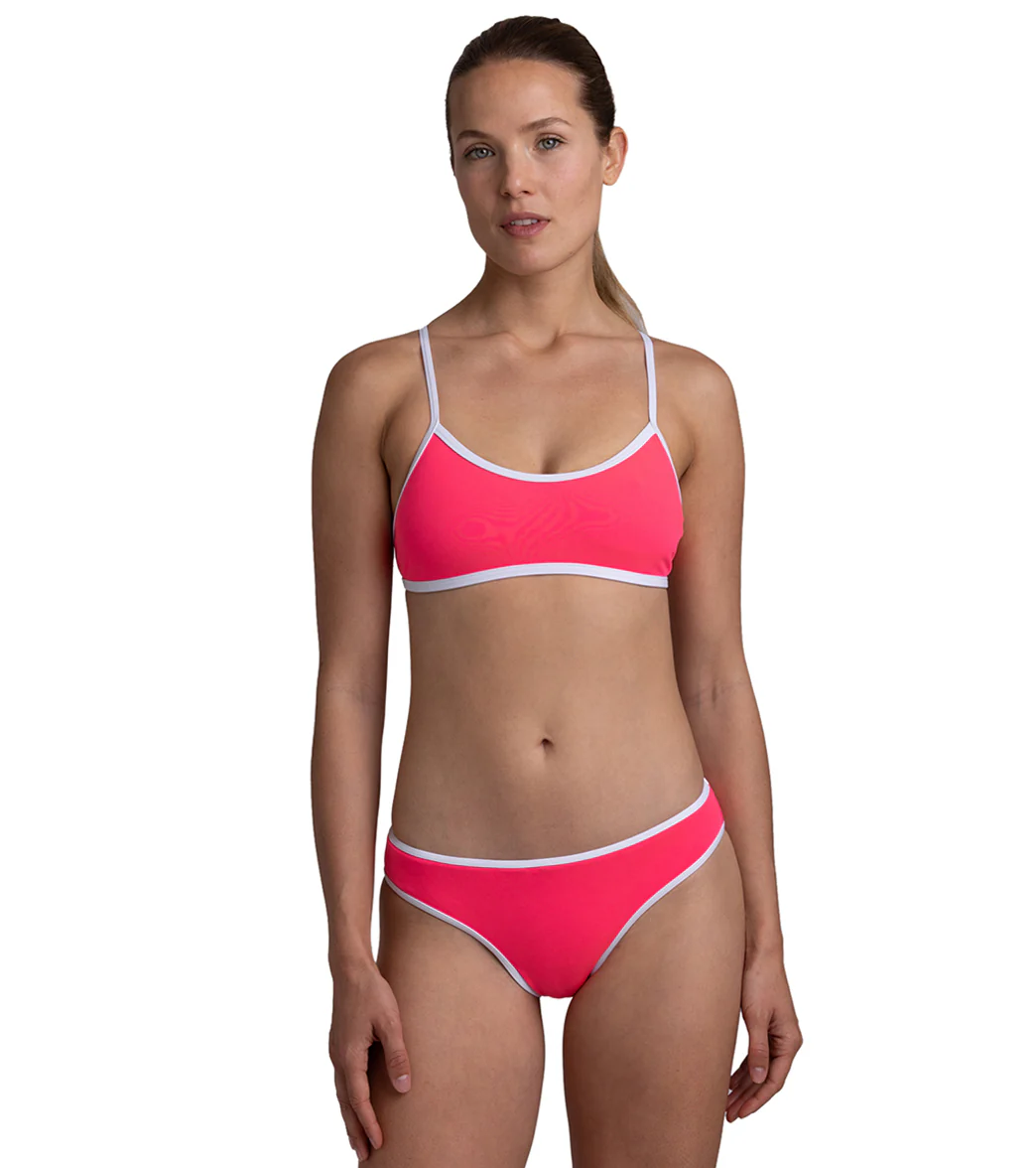JOLYN Women's Whitney Contrast Bikini Bottom - Image 54