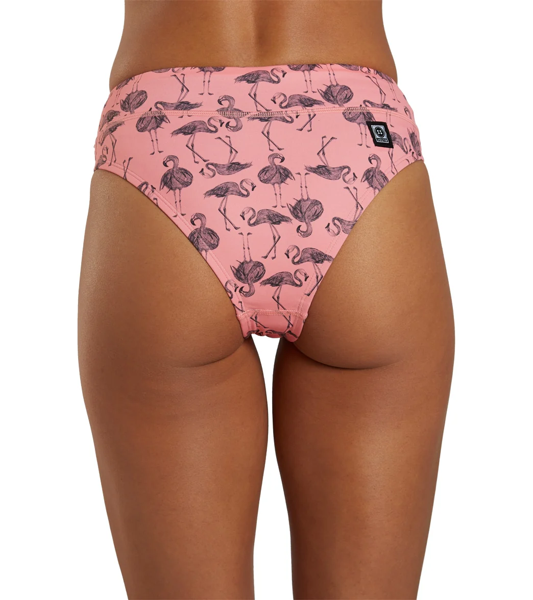 JOLYN Women's Zoe Papaya Flammy Bikini Bottom - Image 3