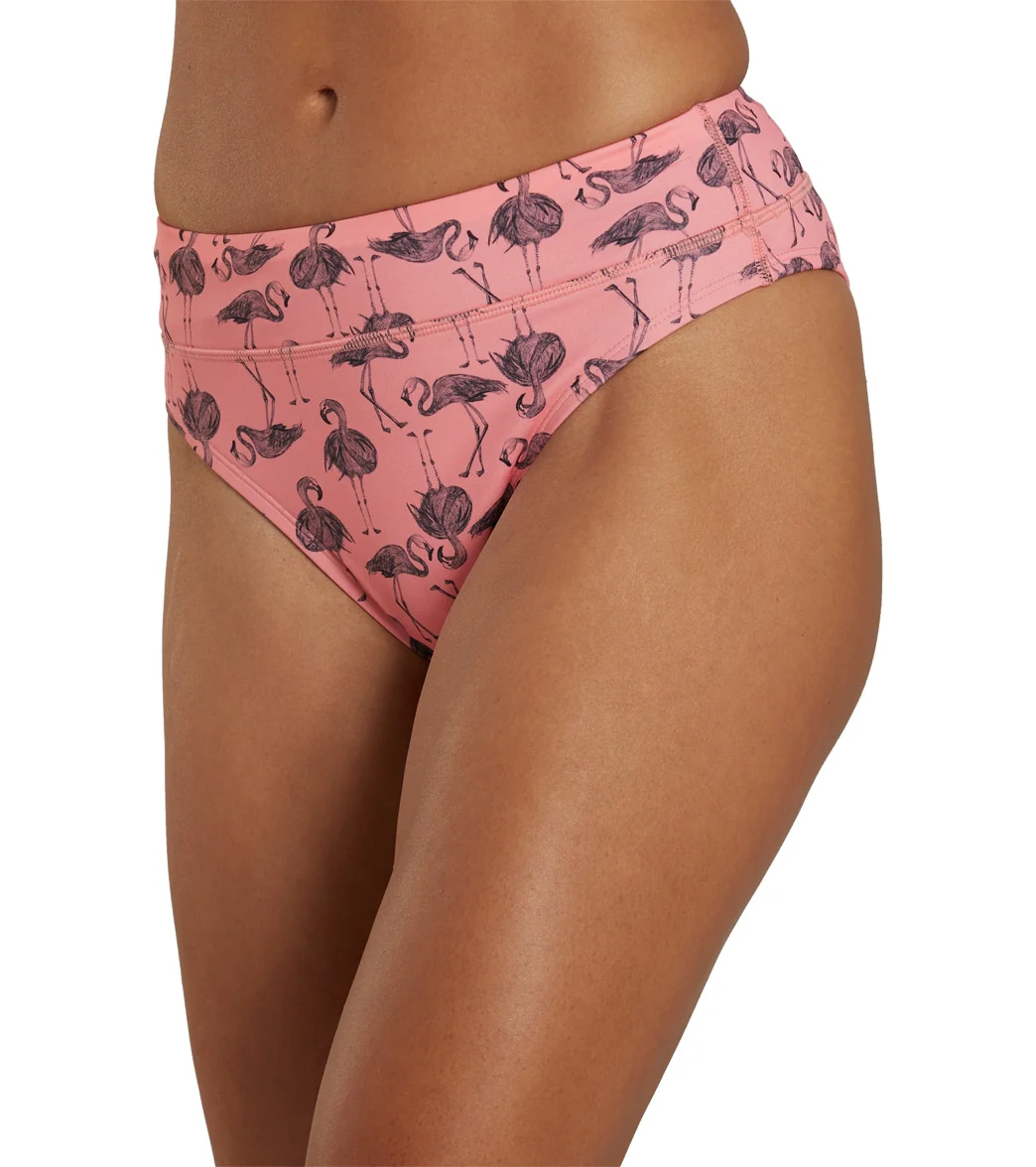 JOLYN Women's Zoe Papaya Flammy Bikini Bottom - Image 5