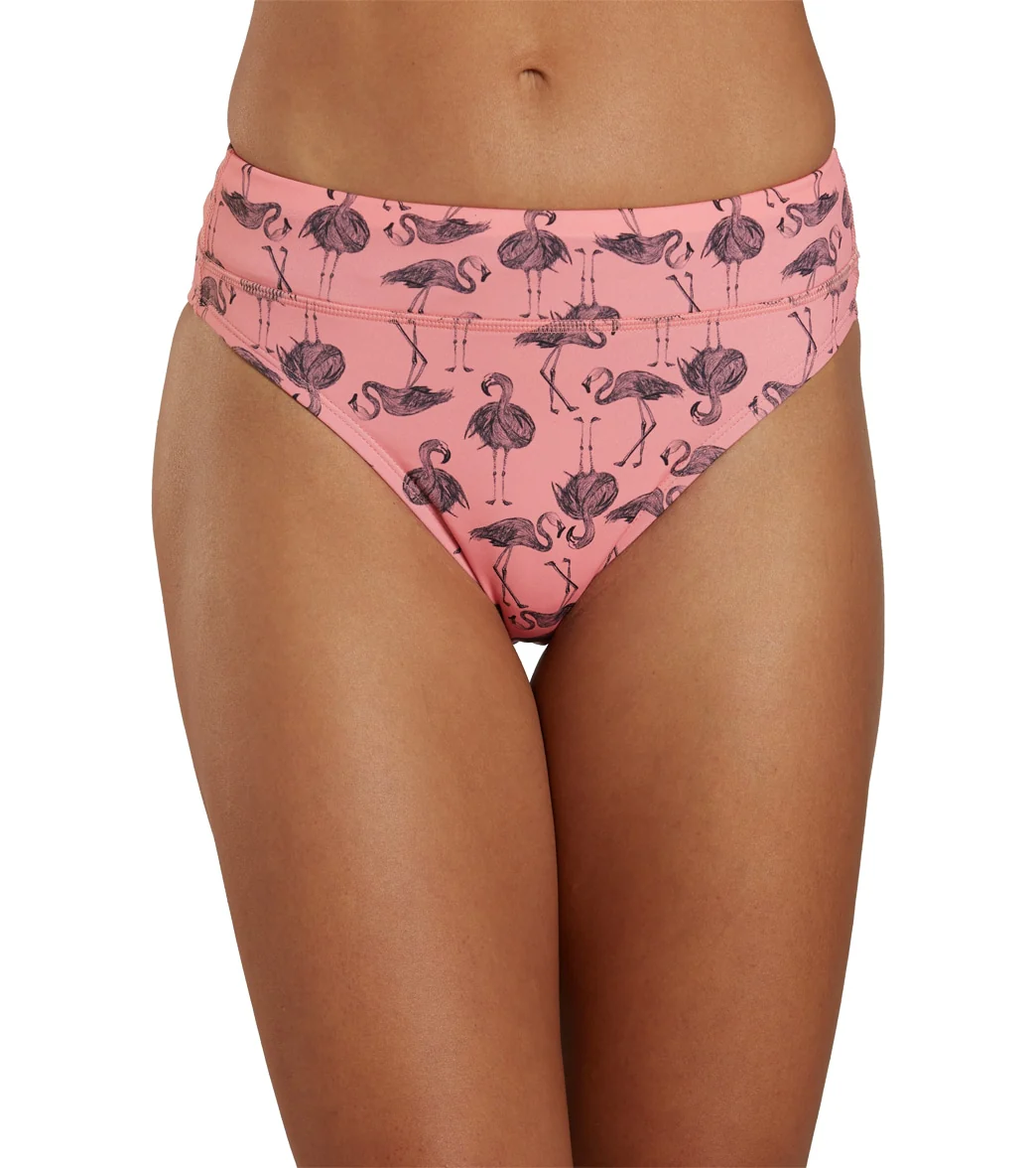 JOLYN Women's Zoe Papaya Flammy Bikini Bottom - Image 8