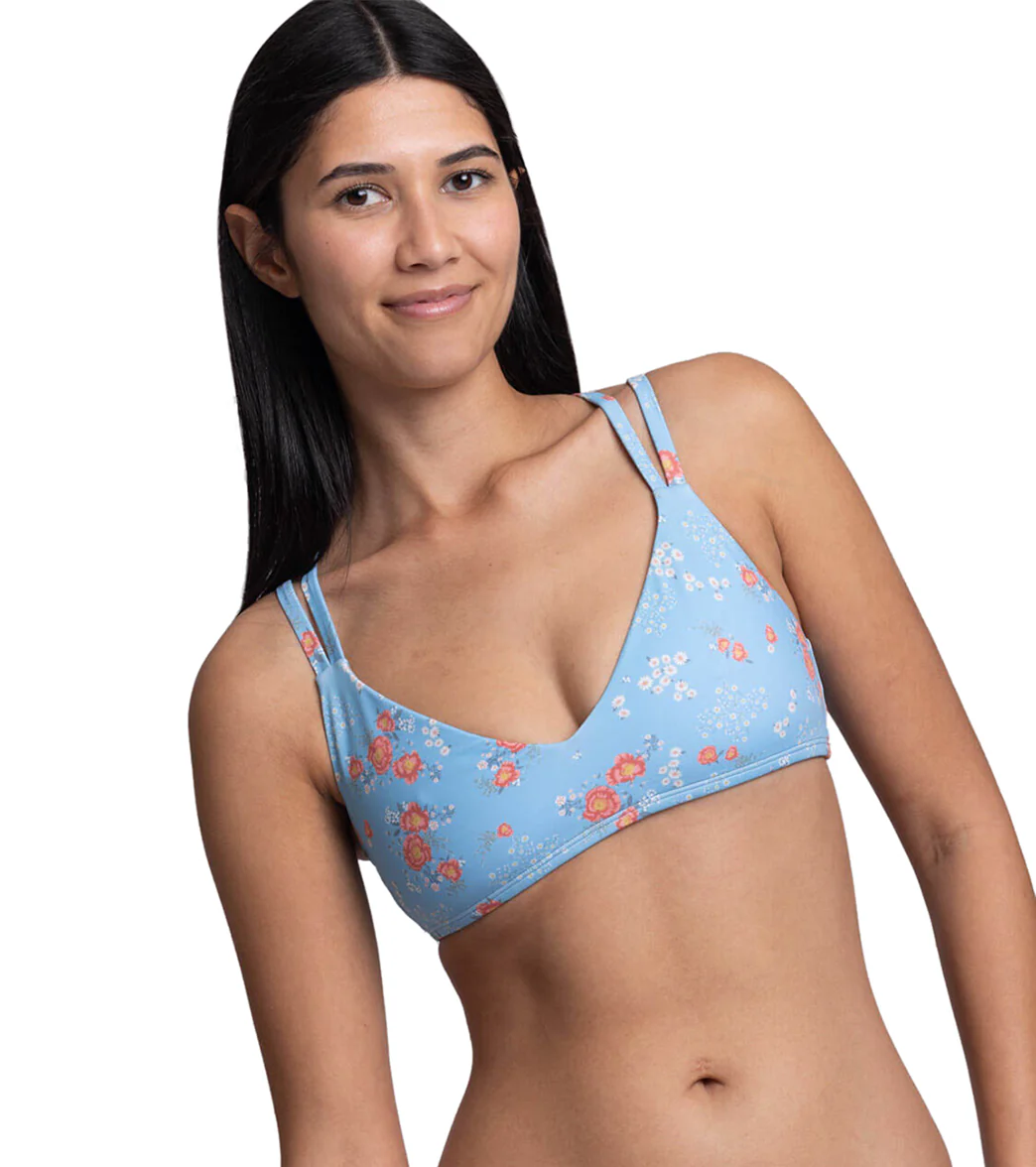 JOLYN's Women's Suzy Rosalinda V Neckline Adjustable Strap Bikini Top - Image 7