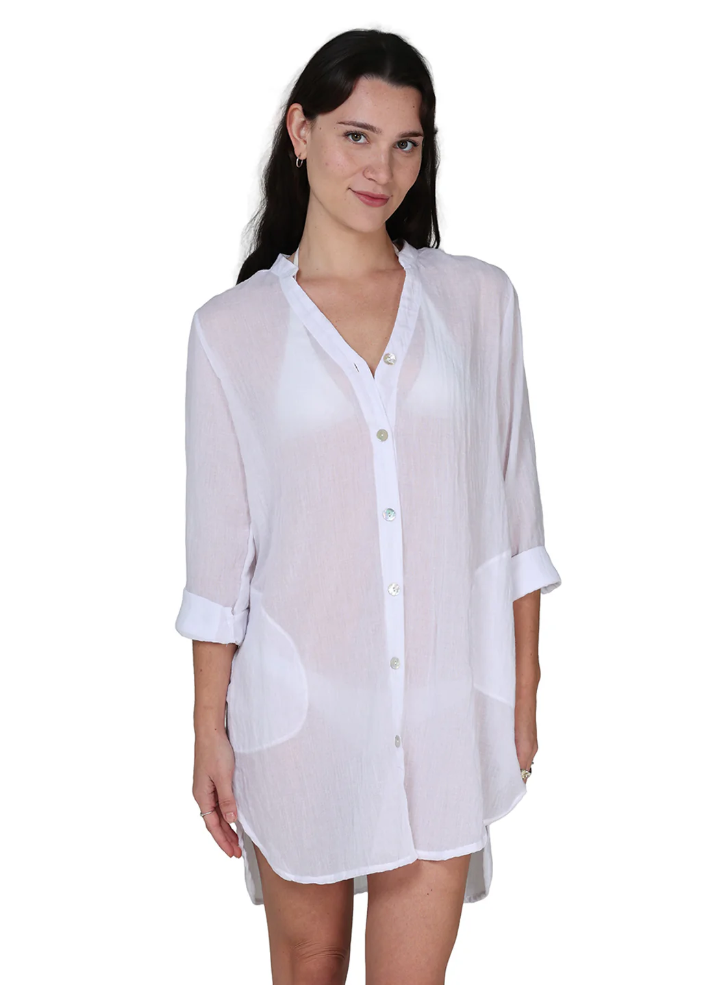 J.Valdi Women's Breeze Big Cover Up Shirt - Image 2