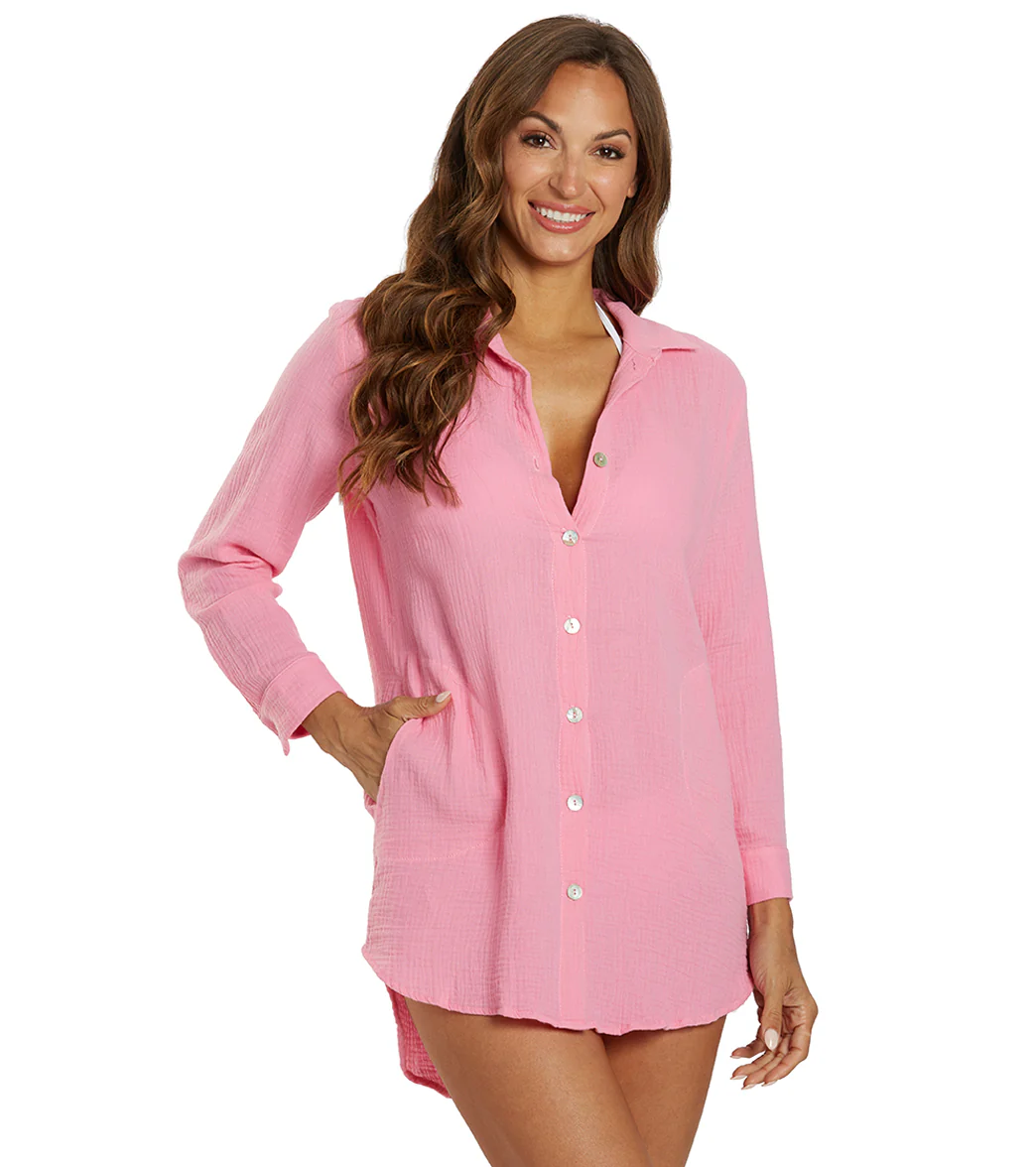 J.Valdi Women's Cozumel Big Shirt Cover Up - Image 18