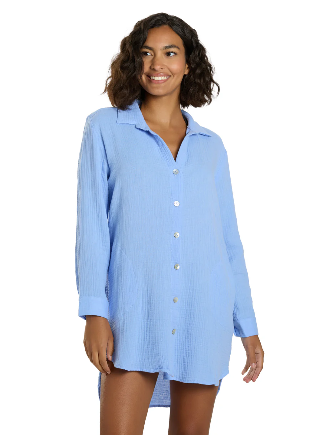 J.Valdi Women's Cozumel Big Shirt Cover Up - Image 2