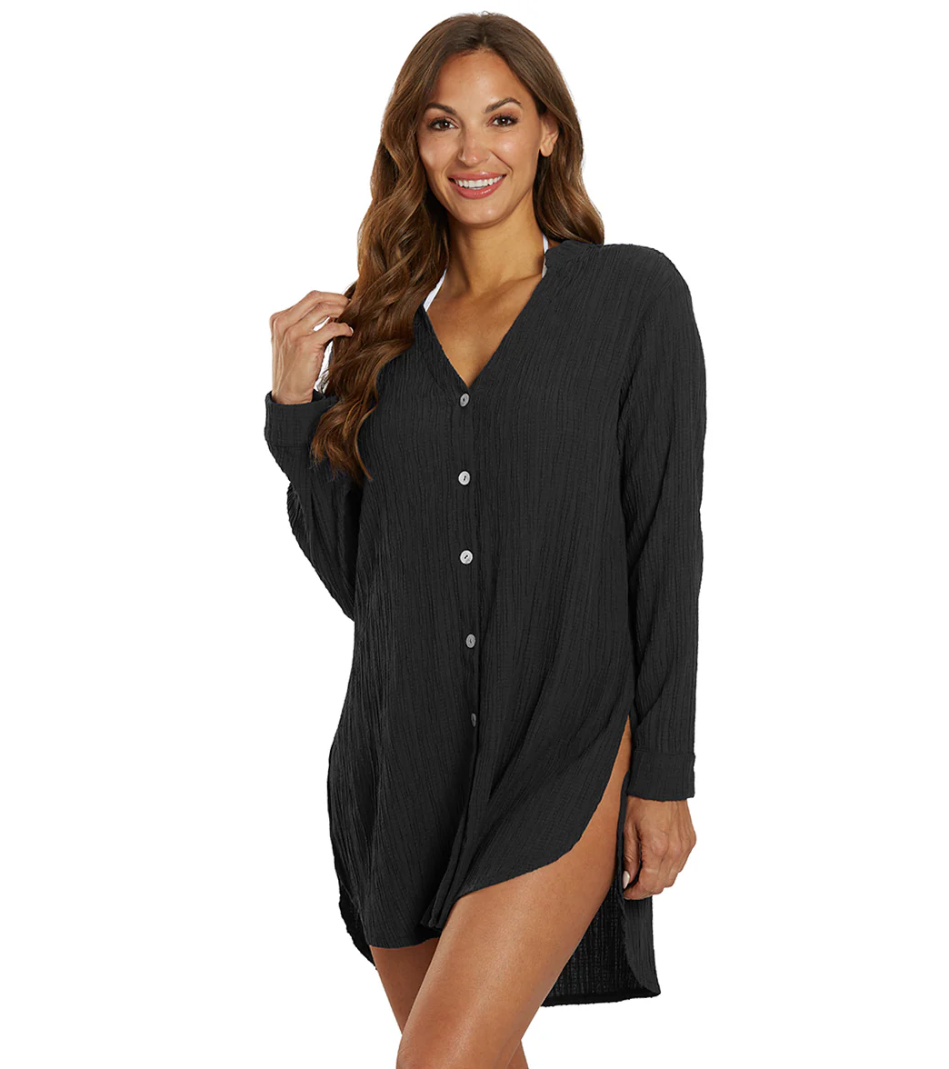 J.Valdi Women's Oaxaca Big Shirt Cover Up - Image 14