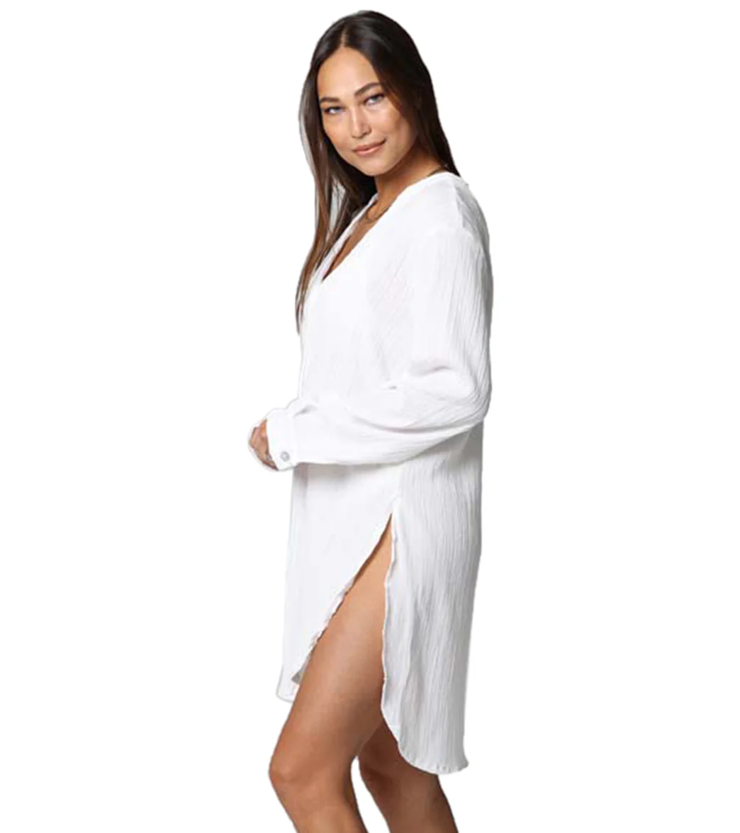 J.Valdi Women's Oaxaca Big Shirt Cover Up - Image 2