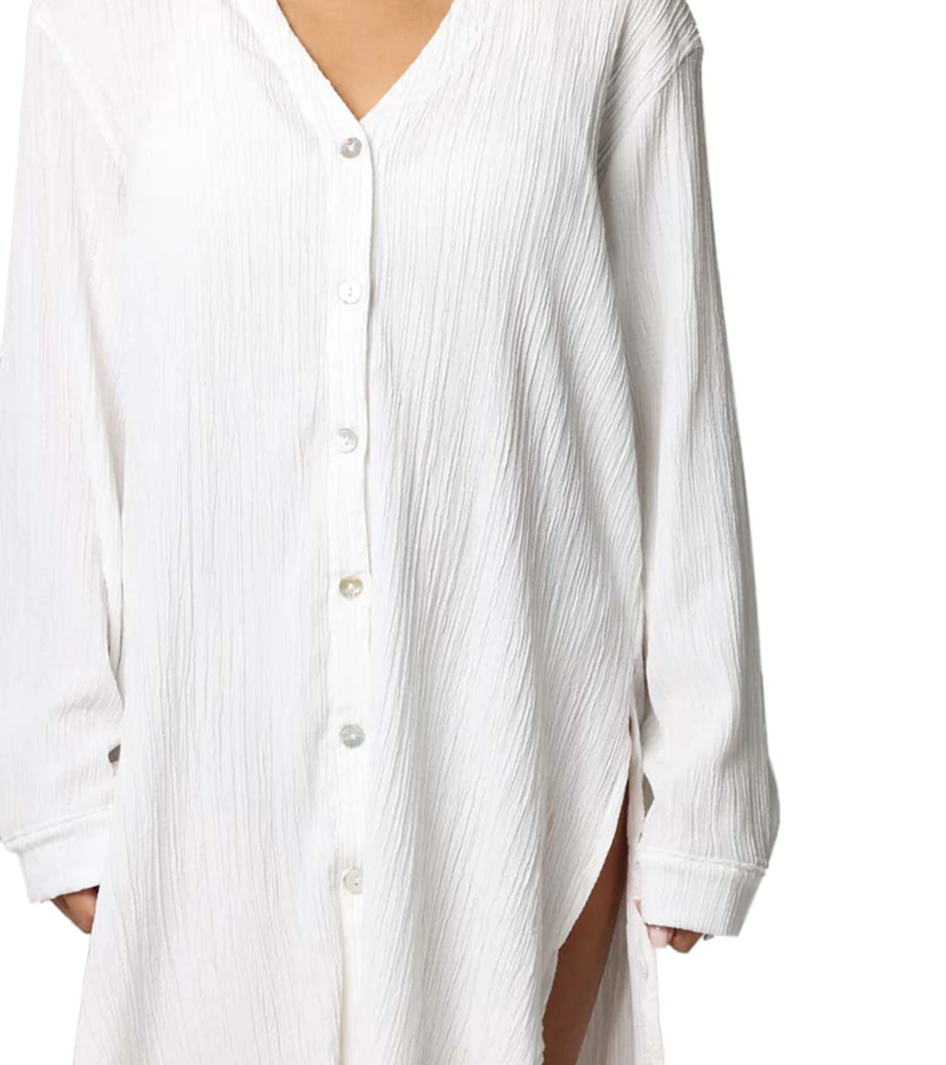 J.Valdi Women's Oaxaca Big Shirt Cover Up - Image 4
