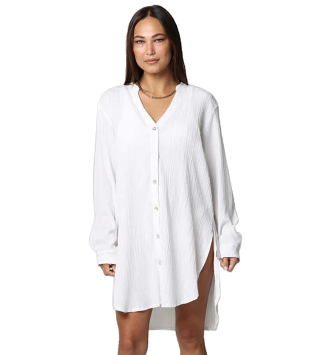 J.Valdi Women's Oaxaca Big Shirt Cover Up - Image 7