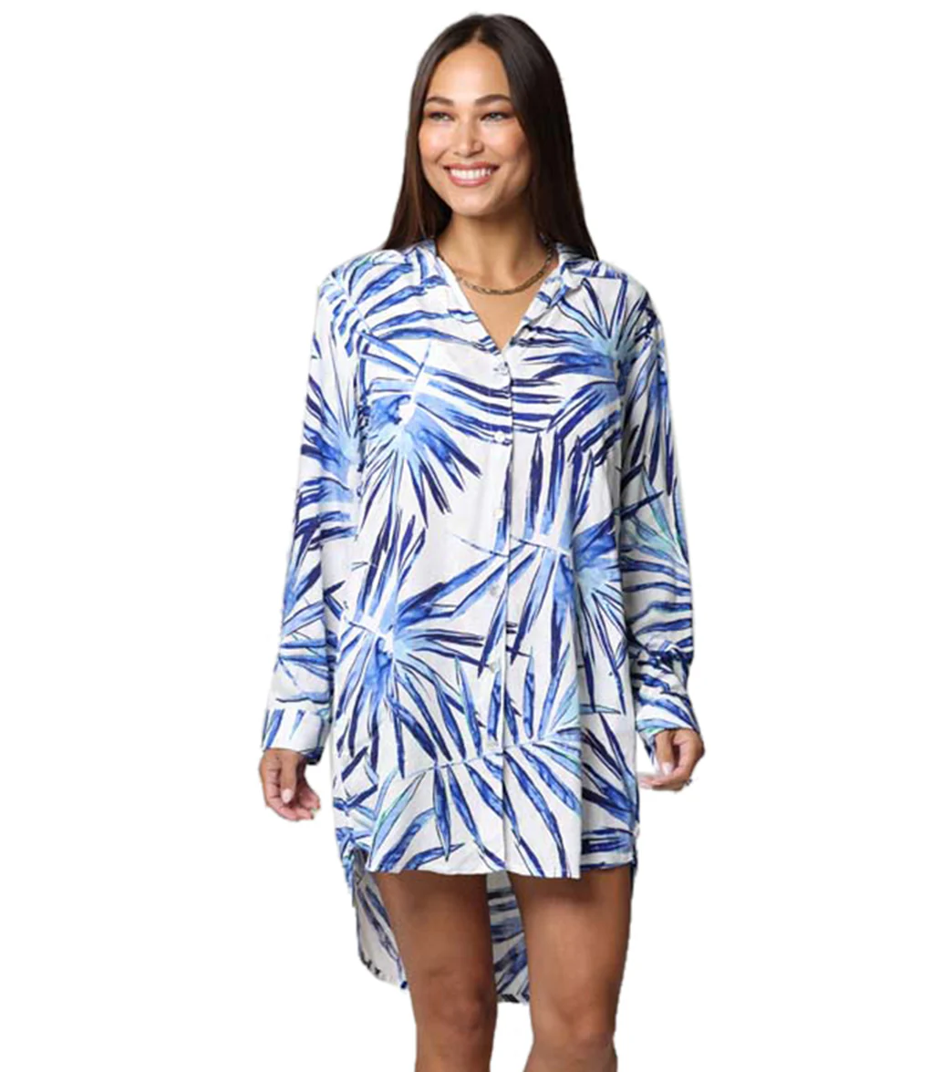 J.Valdi Women's Palmilla Big Shirt Cover Up - Image 6