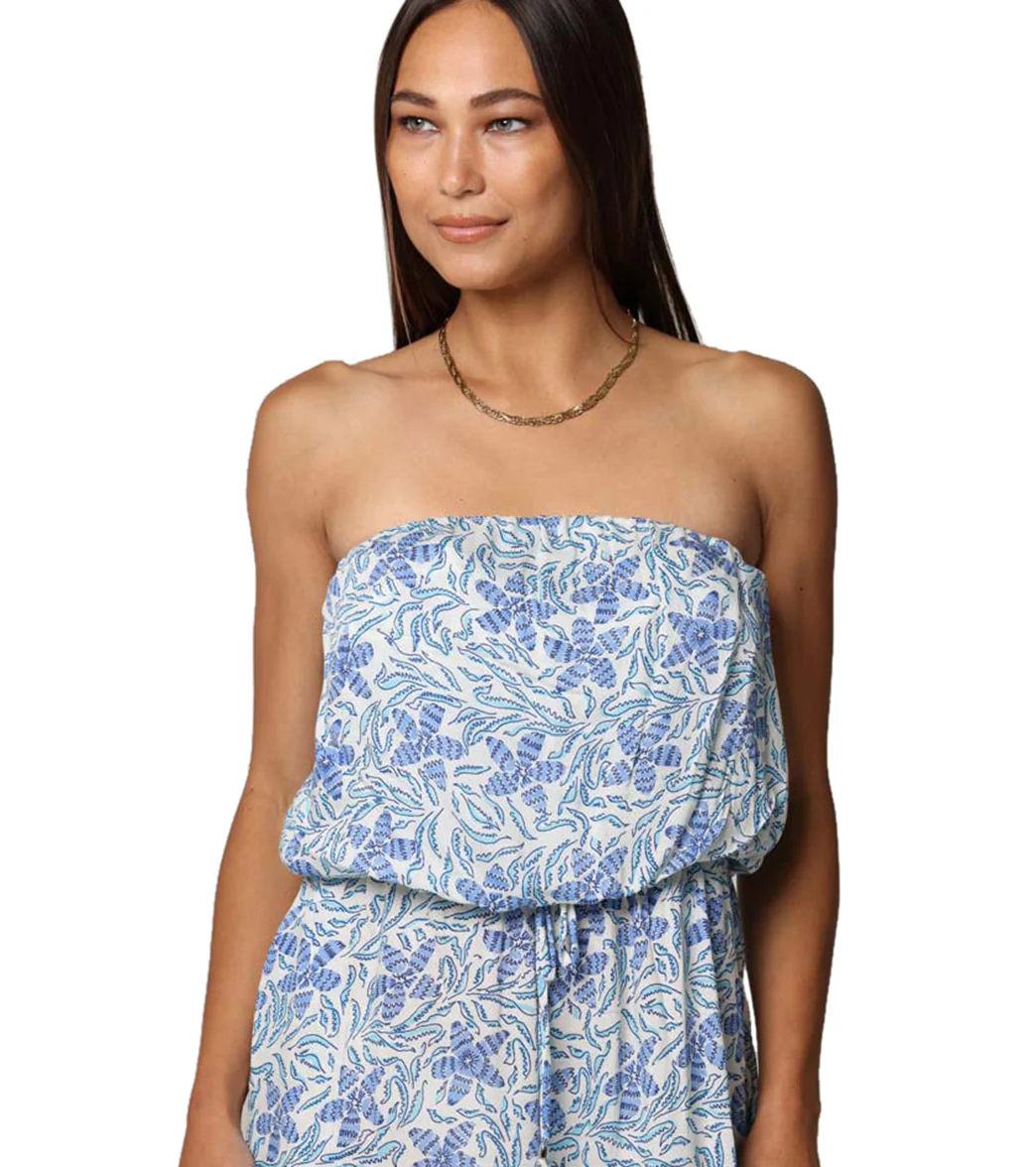J.Valdi Women's Plumeria Bandeau Jumpsuit - Image 4