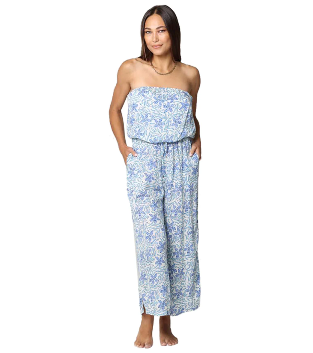J.Valdi Women's Plumeria Bandeau Jumpsuit - Image 6