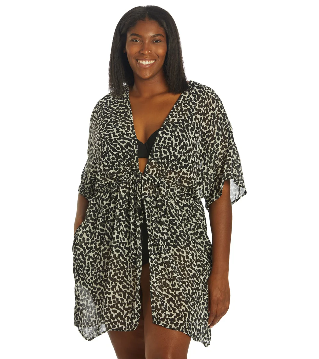 J.Valdi Women's Plus Size Pebble Kimono - Image 7