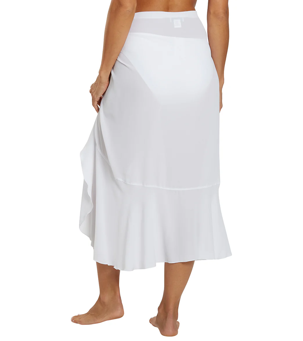 J.Valdi Women's Ruffle Long Sarong - Image 3