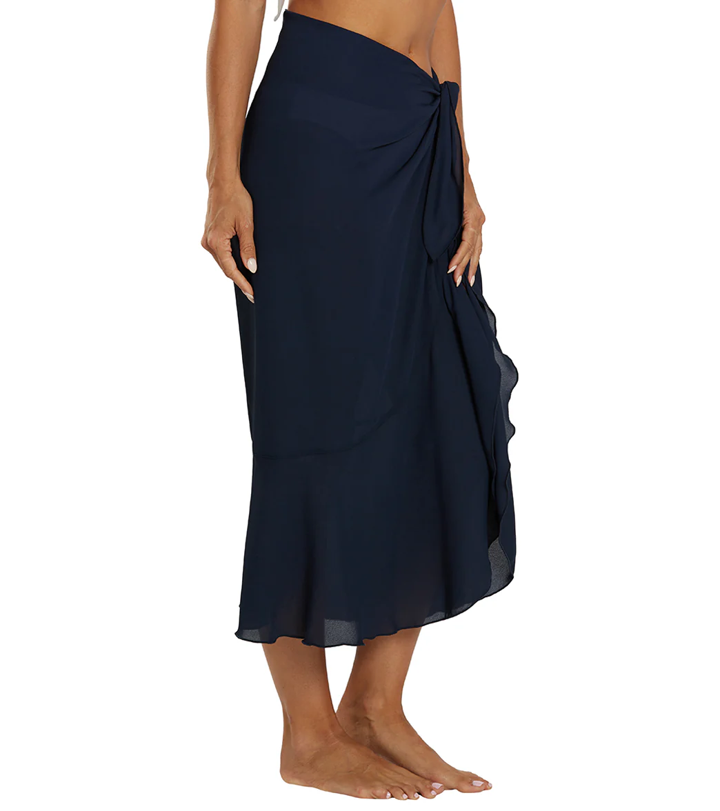 J.Valdi Women's Ruffle Long Sarong - Image 9