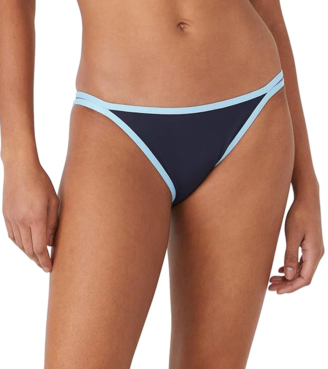 Kate Spade New York Women's Contrast Solid High Leg Bikini Bottom - Image 4