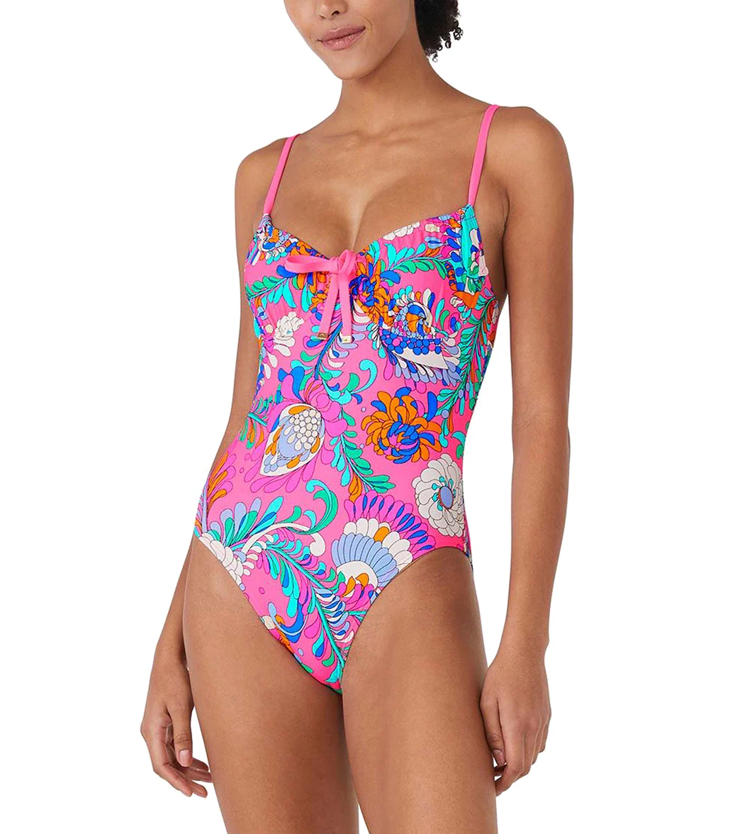 Kate Spade New York Women's Sea Garden One Piece Swimsuit Swimsuit - Image 5