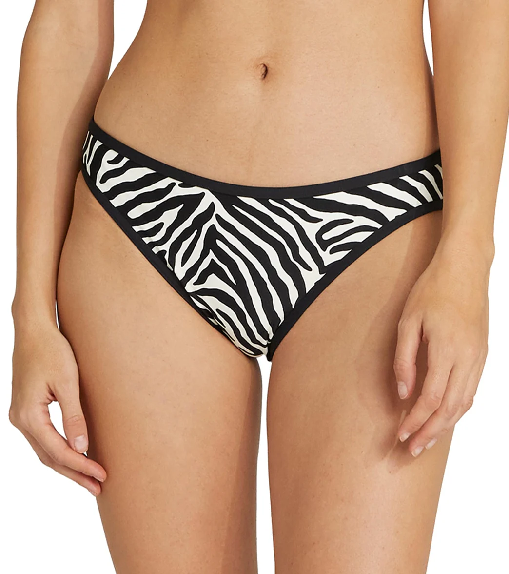 Kate Spade New York Women's Zebra Classic Bikini Bottom - Image 5