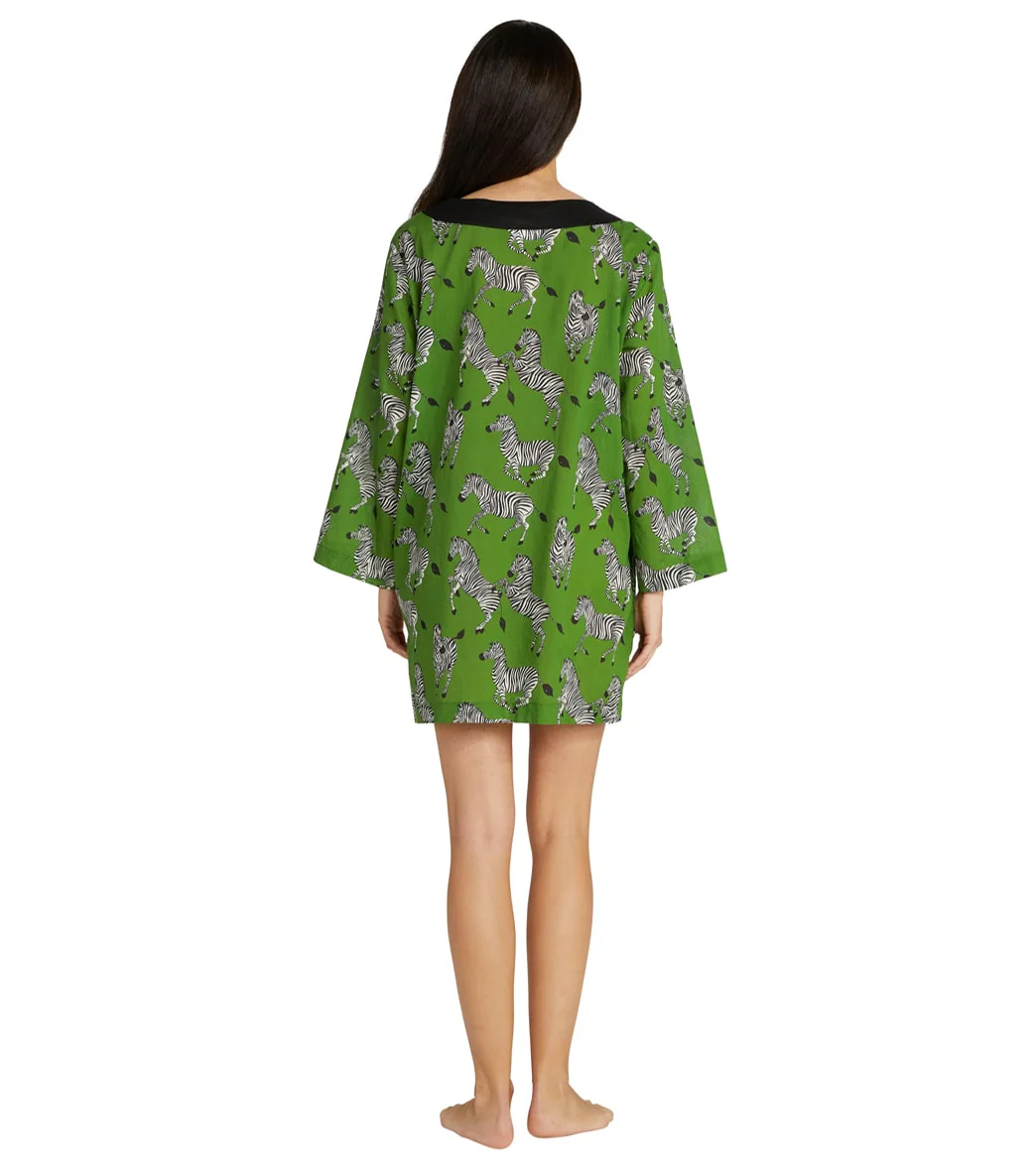 Kate Spade New York Women's Zebra Tunic Cover Up - Image 2
