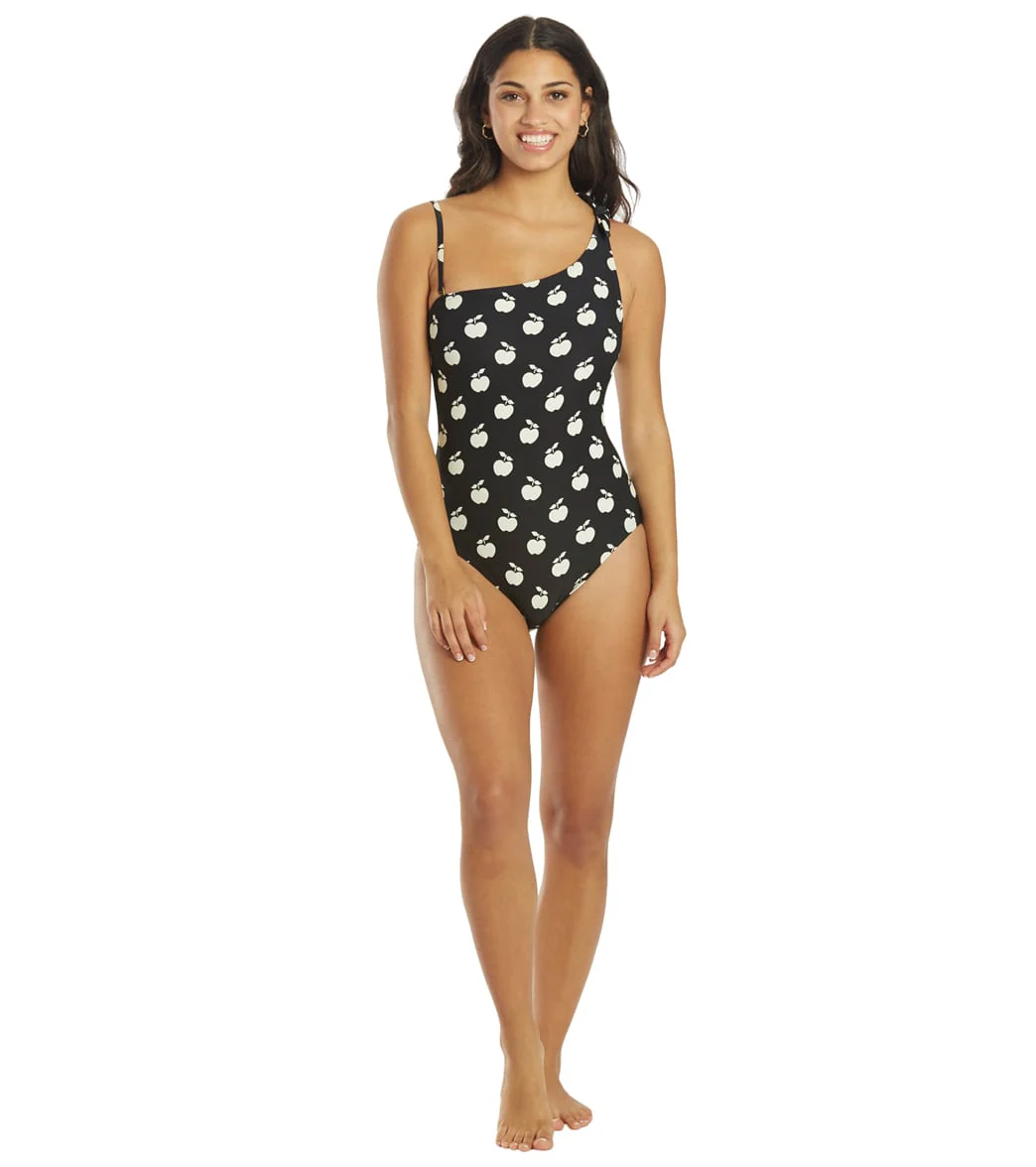 Kate Spade Women's Apple Toss Bunny Tie One Shoulder One Piece Swimsuit - Image 4
