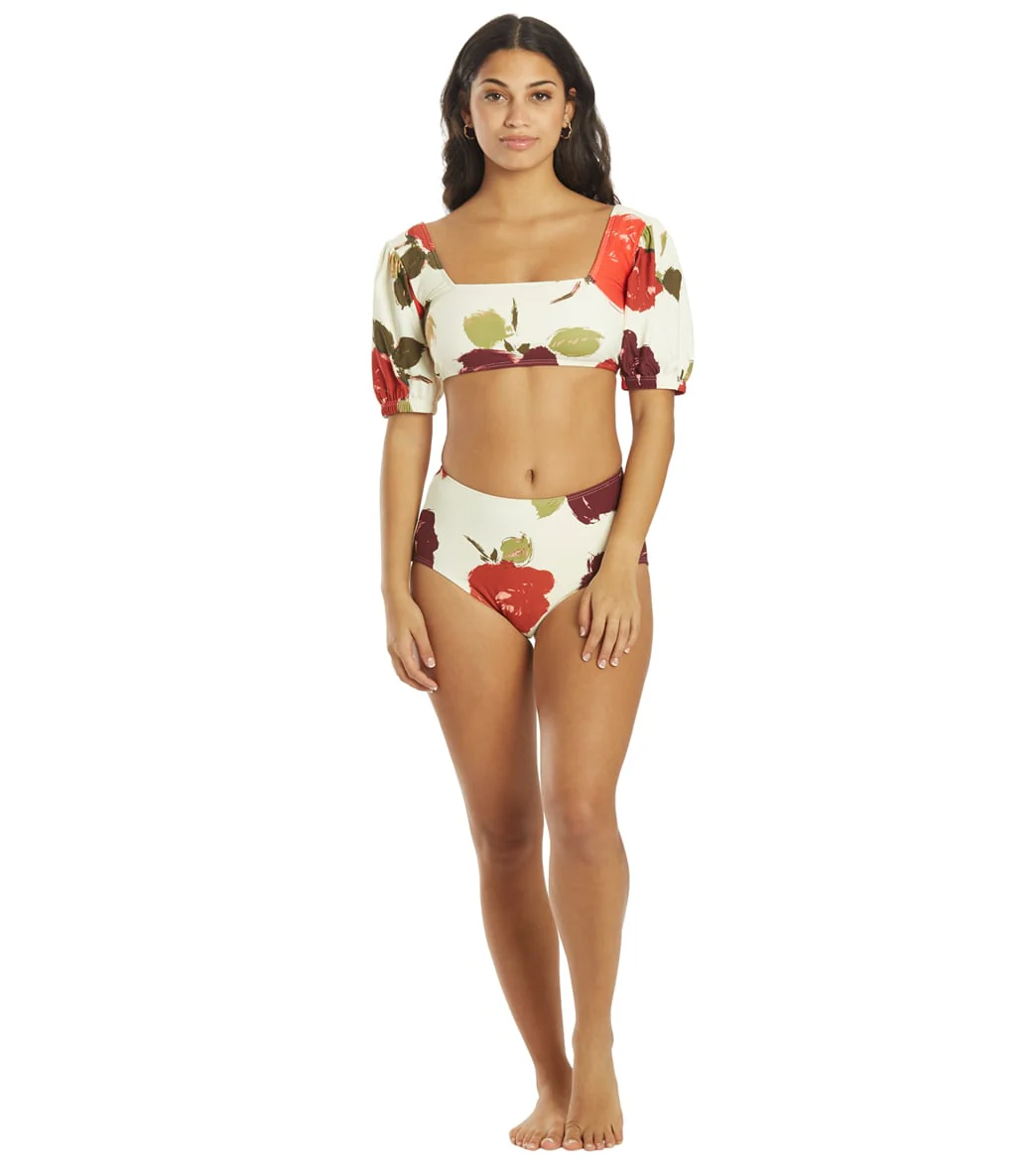 Kate Spade Women's Just Rosy High Waist Bikini Bottom - Image 4